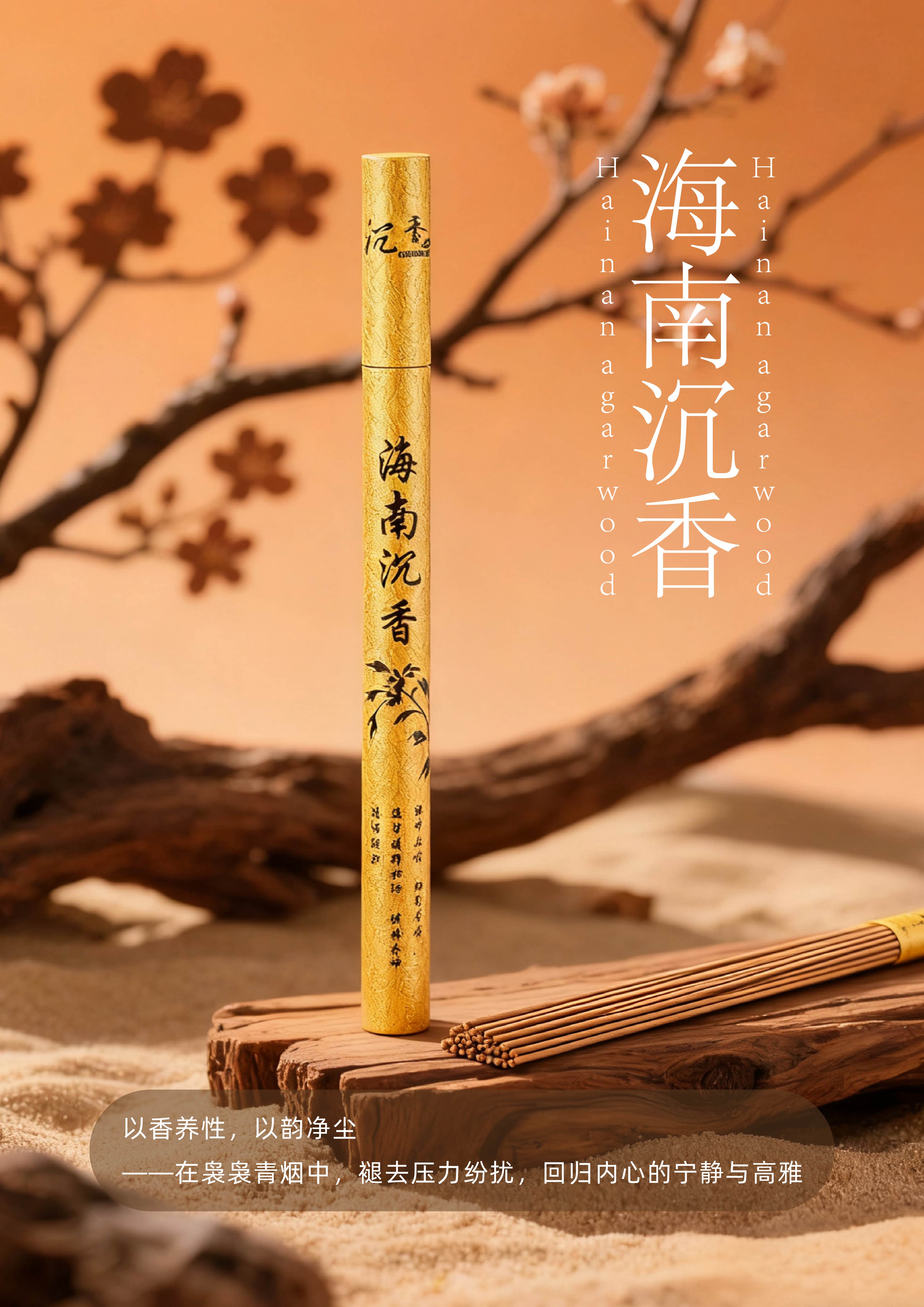 海南沉香，一缕青烟养心性